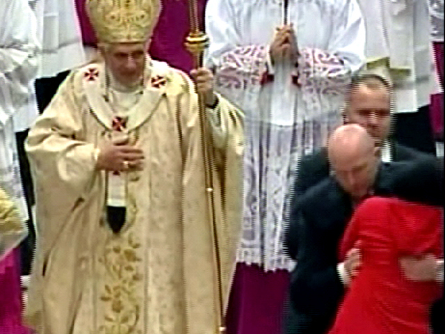Person Charged At Pope