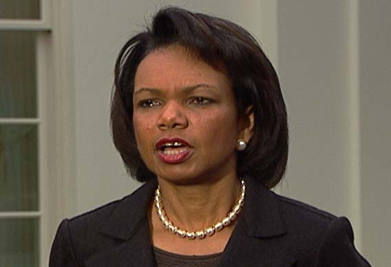 Rice: No Plans To Go To Israel