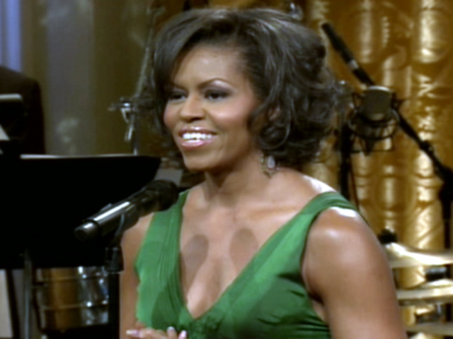 Michelle Honors Stevie Wonder