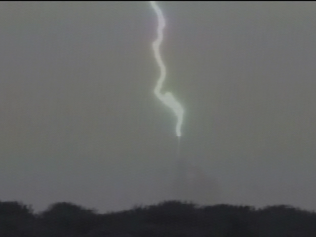 Lightning Strikes NASA Pad