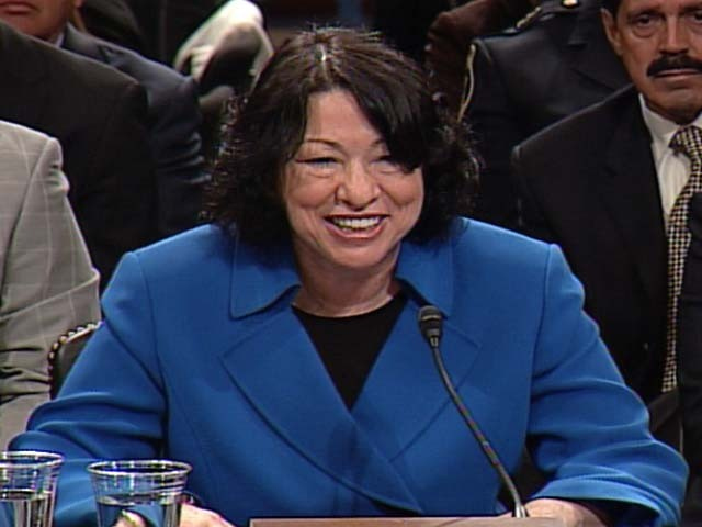 Sotomayor Gets Her Turn