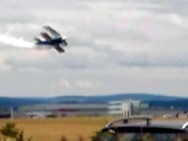Airplane Crashes Into Car