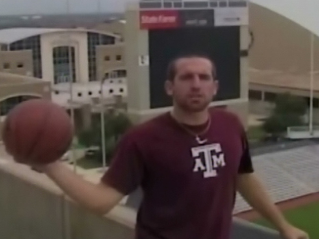 Incredible Basketball Shot For Real?
