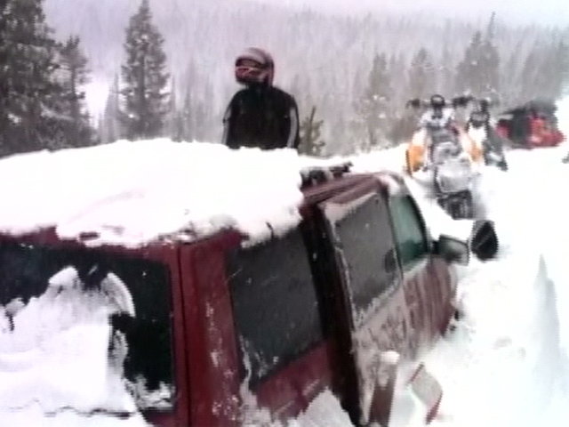 Dad, 7 Kids Snowed In for Days