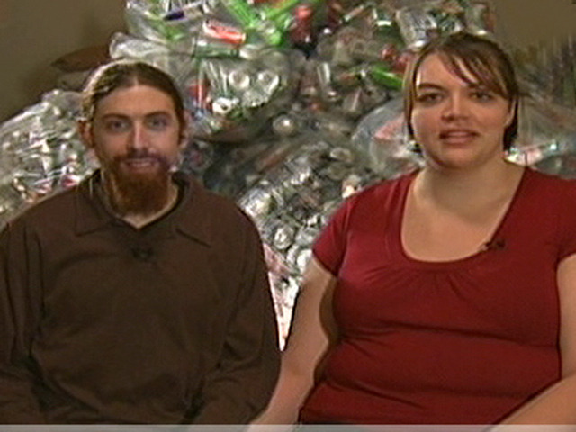 Couple Collects Cans for Wedding