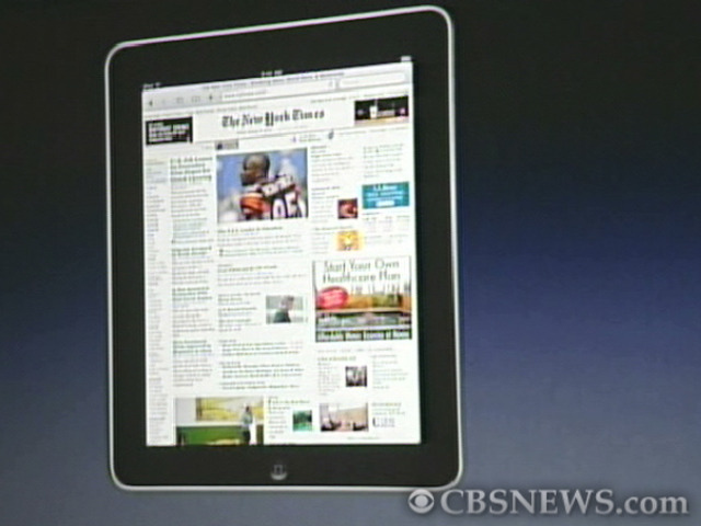 Steve Jobs Unveils iPad