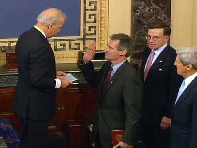Republican Scott Brown Sworn In