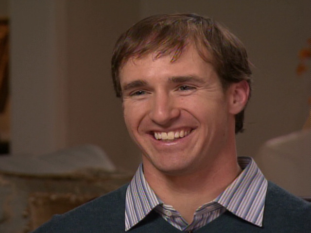 Saints QB Drew Brees, Emotional Leader