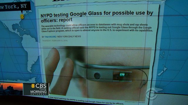 Headlines: NYPD to try Google Glass