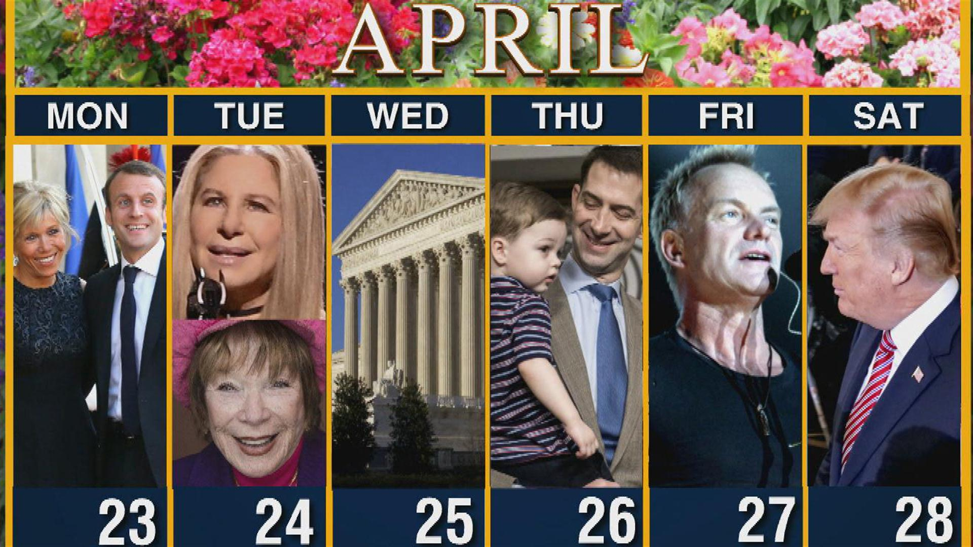 Watch Sunday Morning: Calendar: Week of April 22 - Full show on