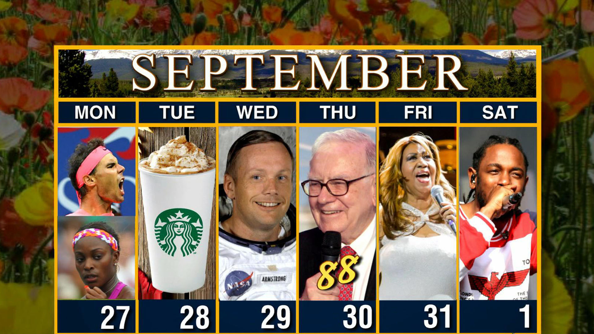 Watch Sunday Morning: Calendar: Week of Aug 27 - Full show on Paramount Plus