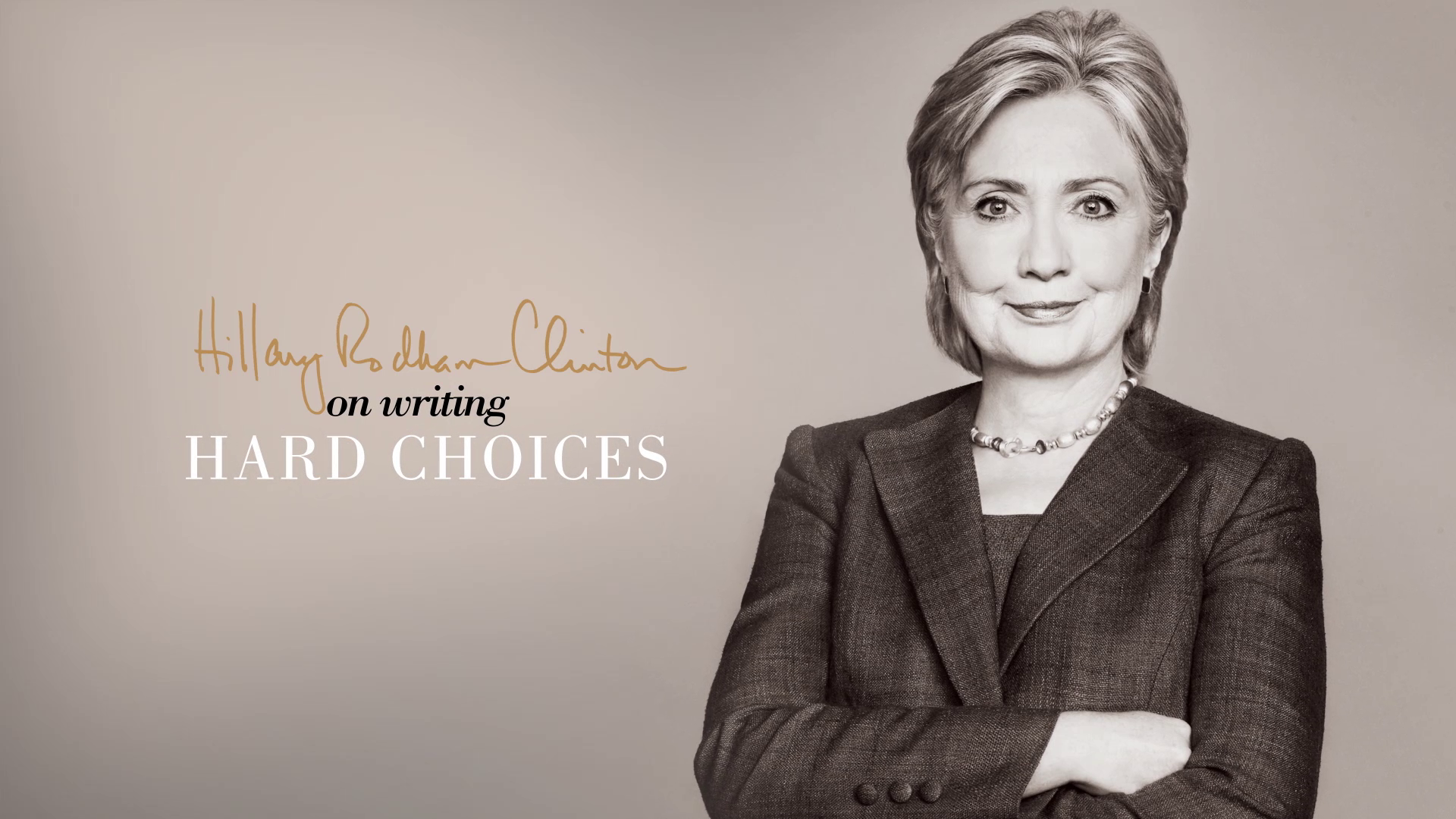 How to write hillary clinton