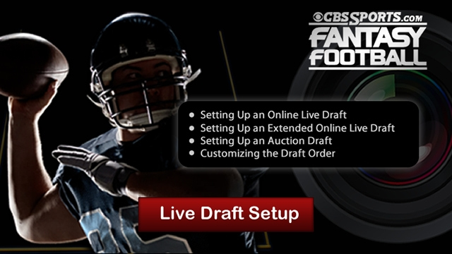 Live Draft Setup