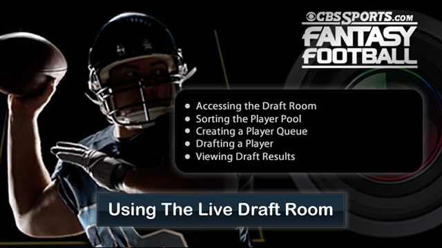 Using the Live Draft Room