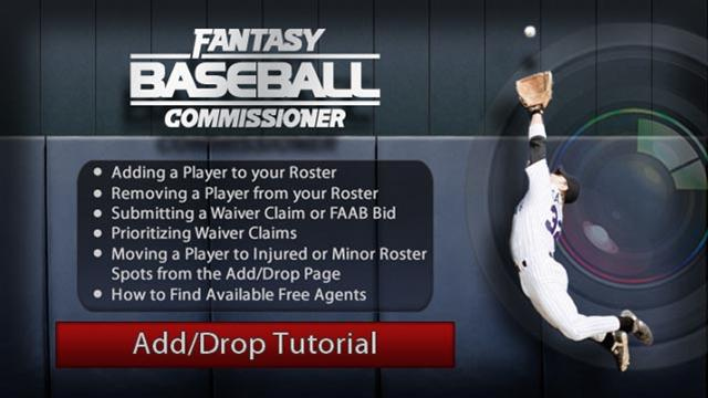 Add/drop video tutorial