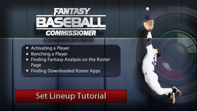 Set lineup video tutorial
