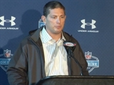 Jim Schwartz at the NFL Combine
