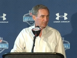 Mike Shanahan at the NFL Combine