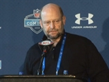 Brad Childress at the NFL Combine