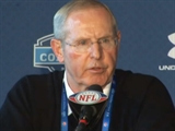Tom Coughlin at the NFL Combine