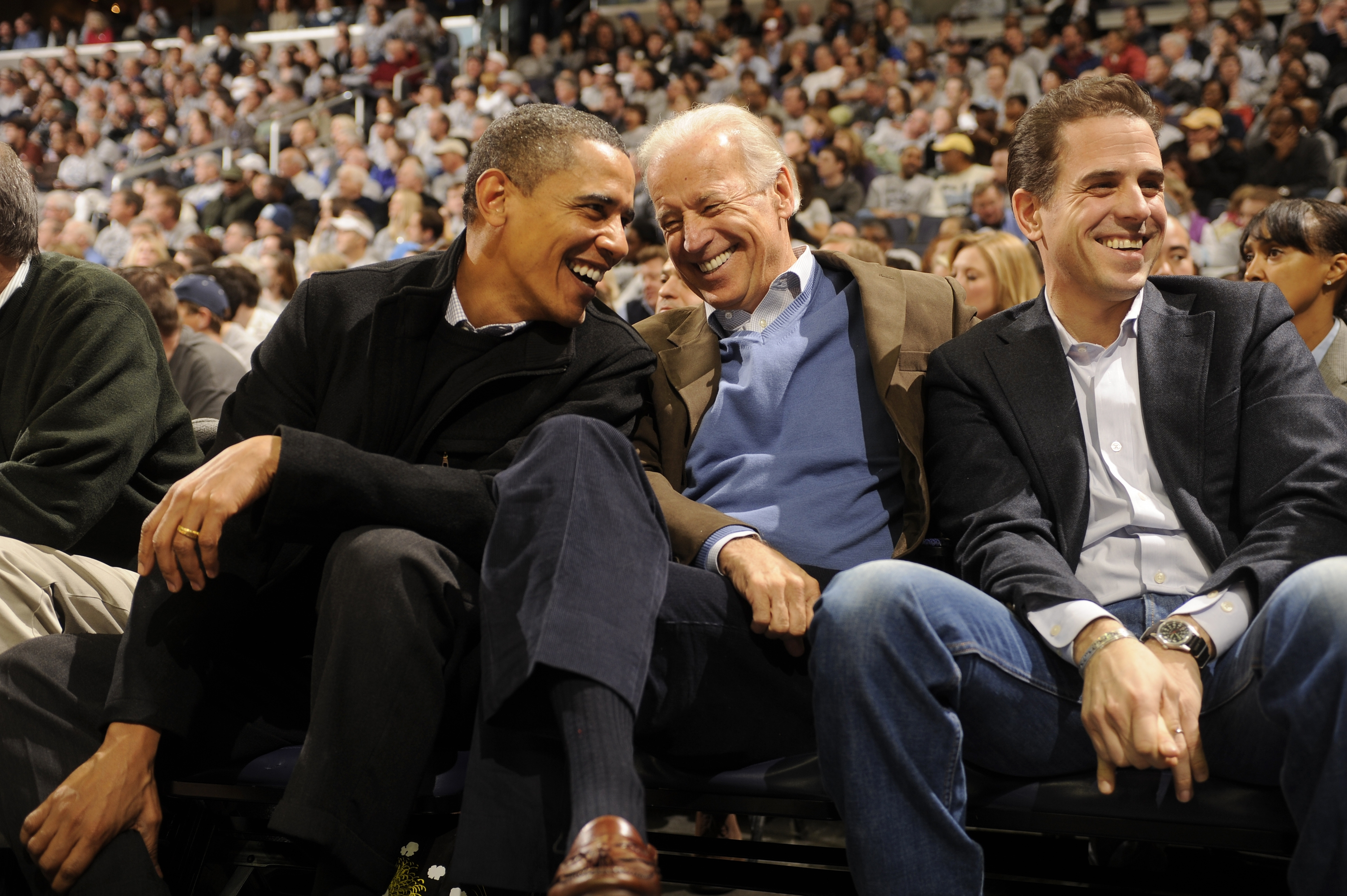 President Obama Visits with CBS Sports
