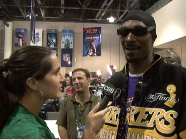 Snoop Dogg at Radio Row