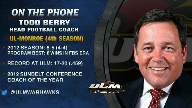 Tim Brando Show: Todd Berry talks UL-Monroe football