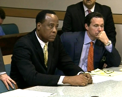Dr. Conrad Murray in Court