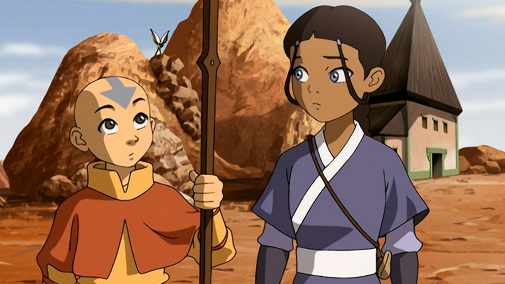 avatar aang watch in english.