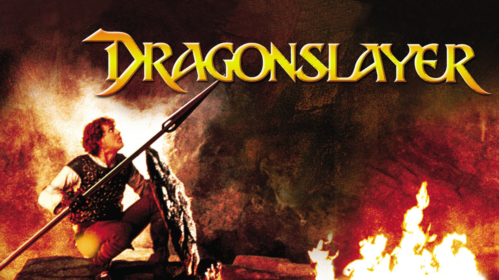 Dragonslayer (1981) - The fight of Galen against the dragon 