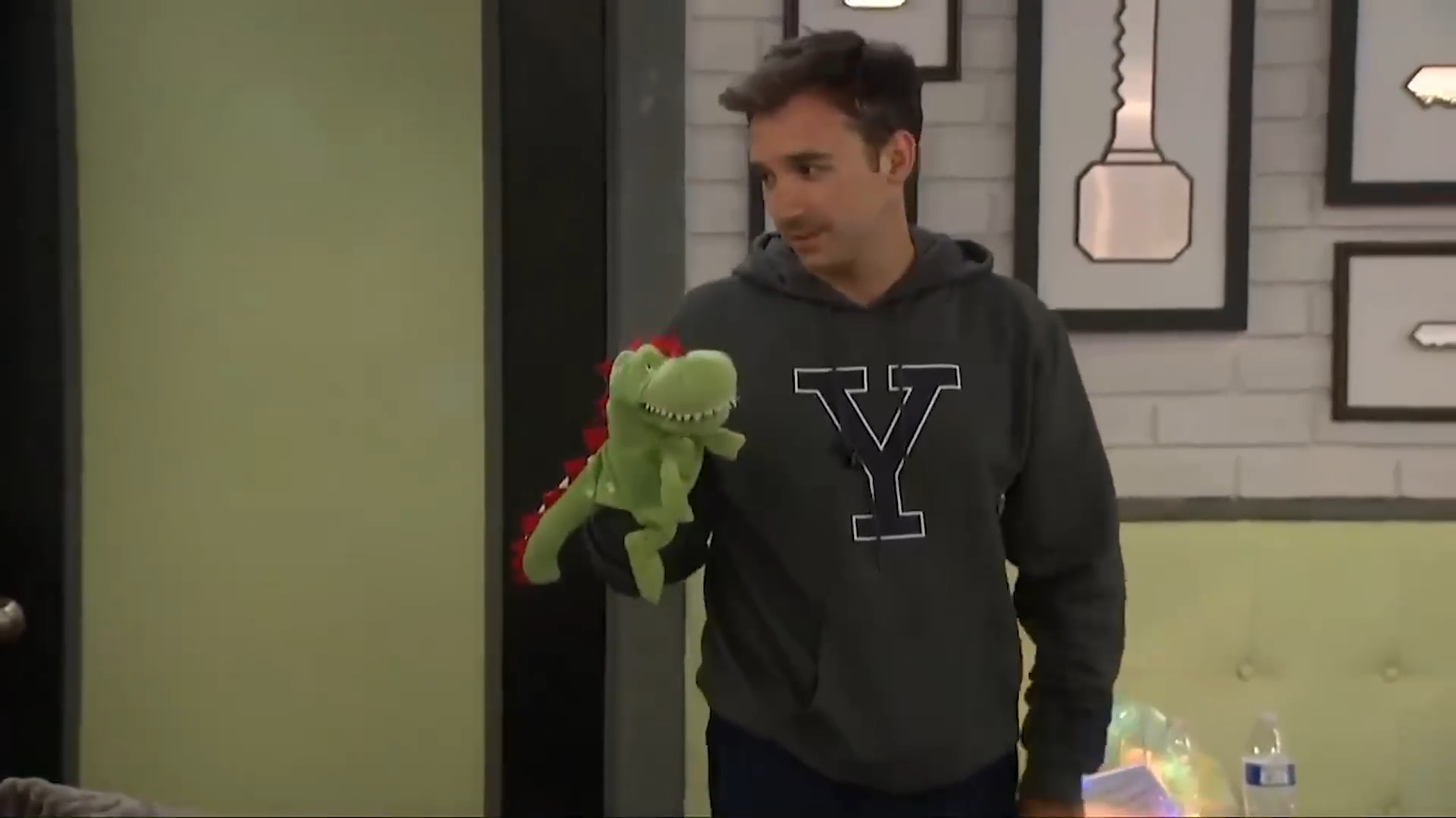 Ian Shows Off His Puppet Friend Big Brother Live Feed Highlight