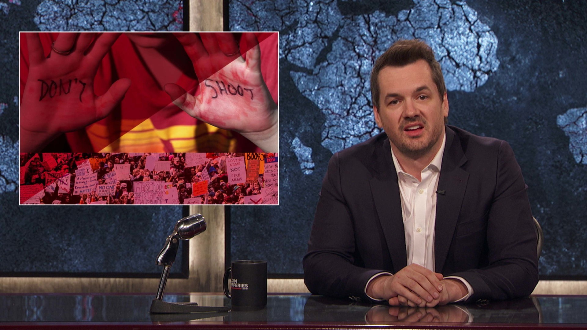 Watch The Jim Jefferies Show Season 2 Episode 1 March 27 2018 Jim Attends The March For Our Lives Full Show On Paramount Plus A guide listing the titles and air dates for episodes of the tv series the jim jefferies show. watch the jim jefferies show season 2 episode 1 march 27 2018 jim attends the march for our lives full show on paramount plus