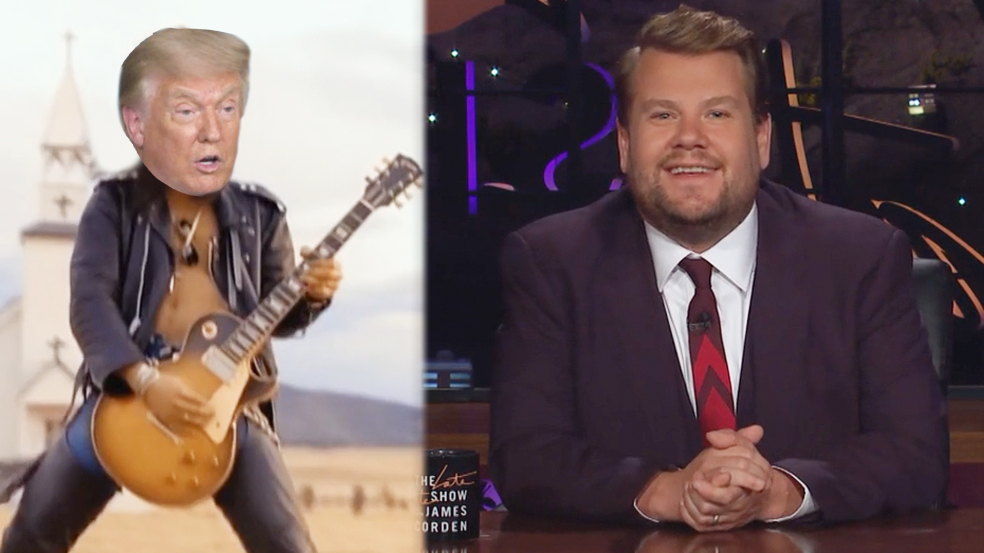 Watch The Late Late Show With James Corden Trump Gets Pumped For September Debate With November Rain Full Show On Cbs All Access