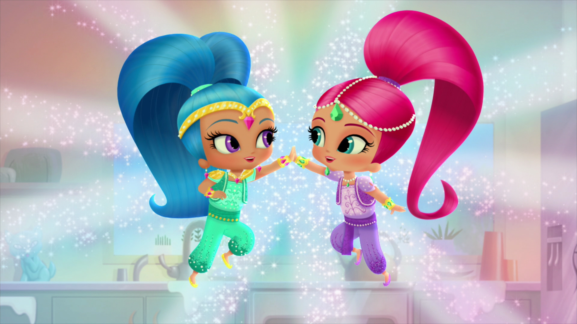 shimmer & shine coloring pages