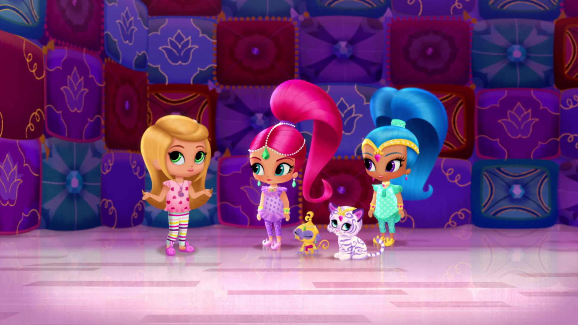 Watch Shimmer and Shine Season 1 Episode 14 SleepOver Party Full