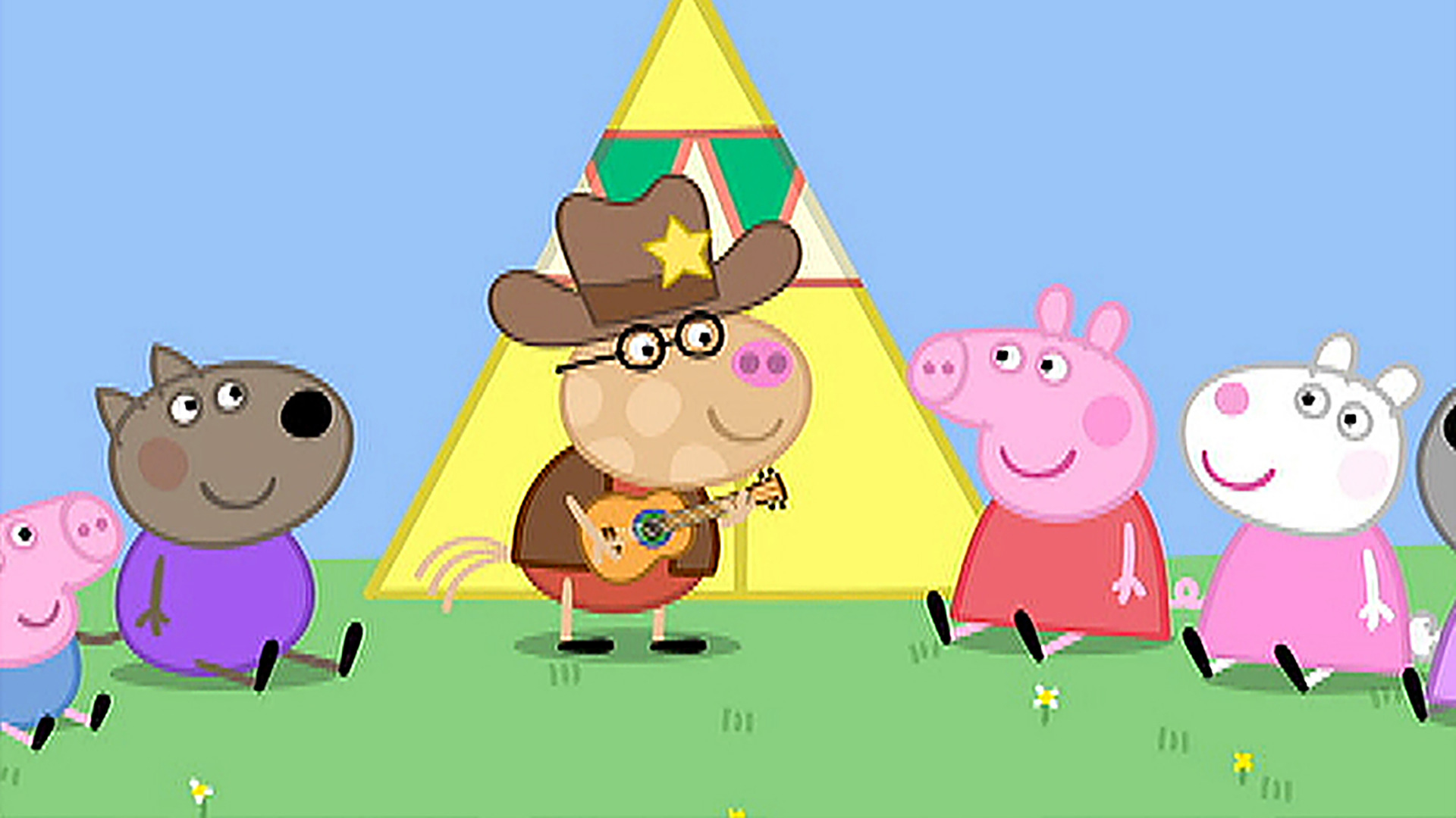 Watch Peppa Pig Season 5 Episode 5: Pedro the Cowboy/Grandpa Pig's Train to  the Rescue/Spider Web/Wishing Well/Lost Keys - Full show on Paramount Plus