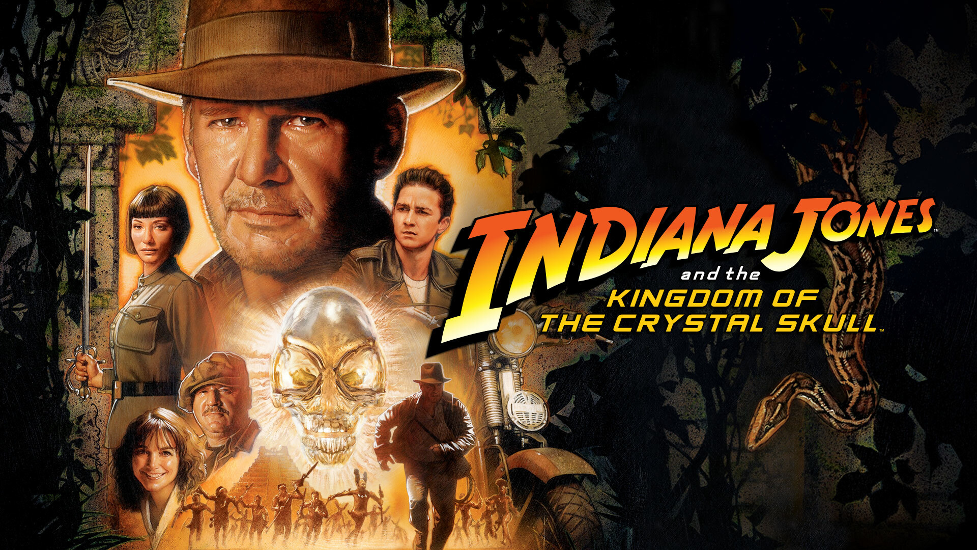 Indiana Jones and the Kingdom of the Crystal Skull - Movie Poster 60x160cm  - Paramount Pictures 2008