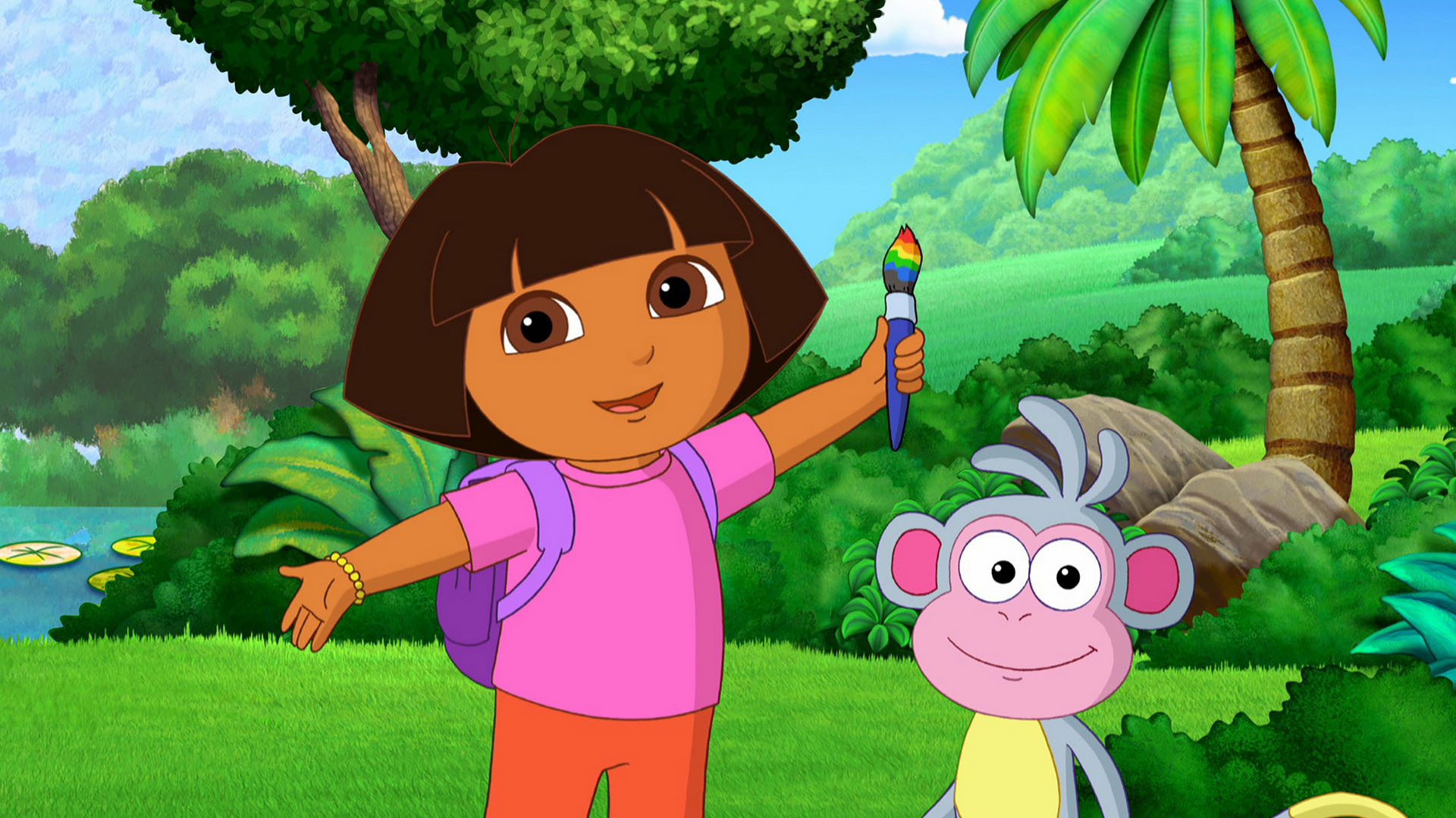 Mira Dora The Explorer Temporada 7 Episodio 14 Vamos A Pintar En 