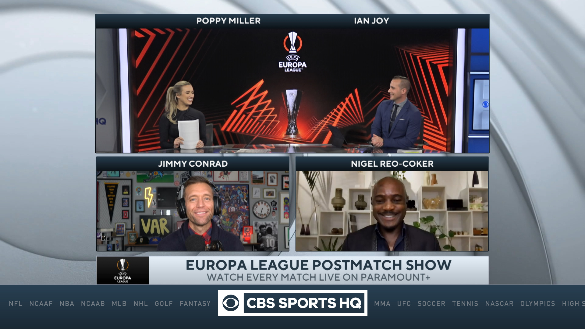 Watch UEFA Europa League Season 2022: CBS Sports HQ Post Match Show --  11/04/2021 - Full show on Paramount Plus