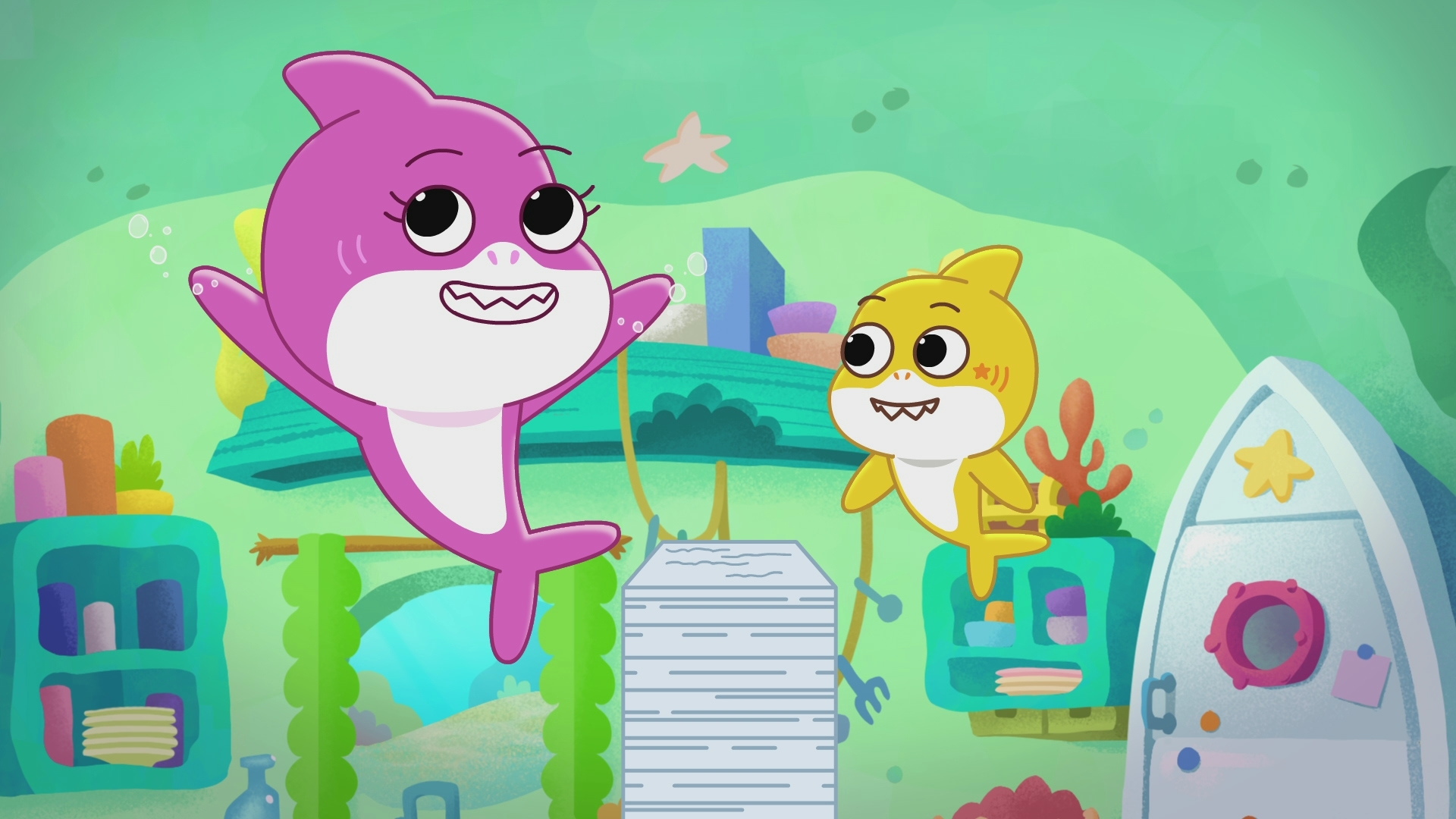 Watch Baby Shark's Big Show Shorts Season 1 Episode 9: Mommy Works From  Home - Full show on Paramount Plus