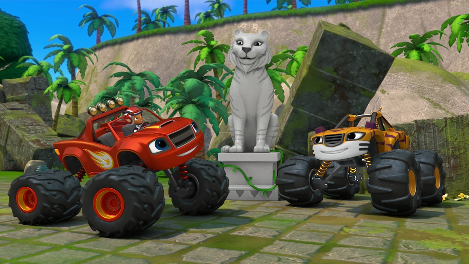 Ver Blaze y Los Monster Machines Temporada 6 Episodio 11📱 Divirta-se - Blaze And The Monster Machines Season 6