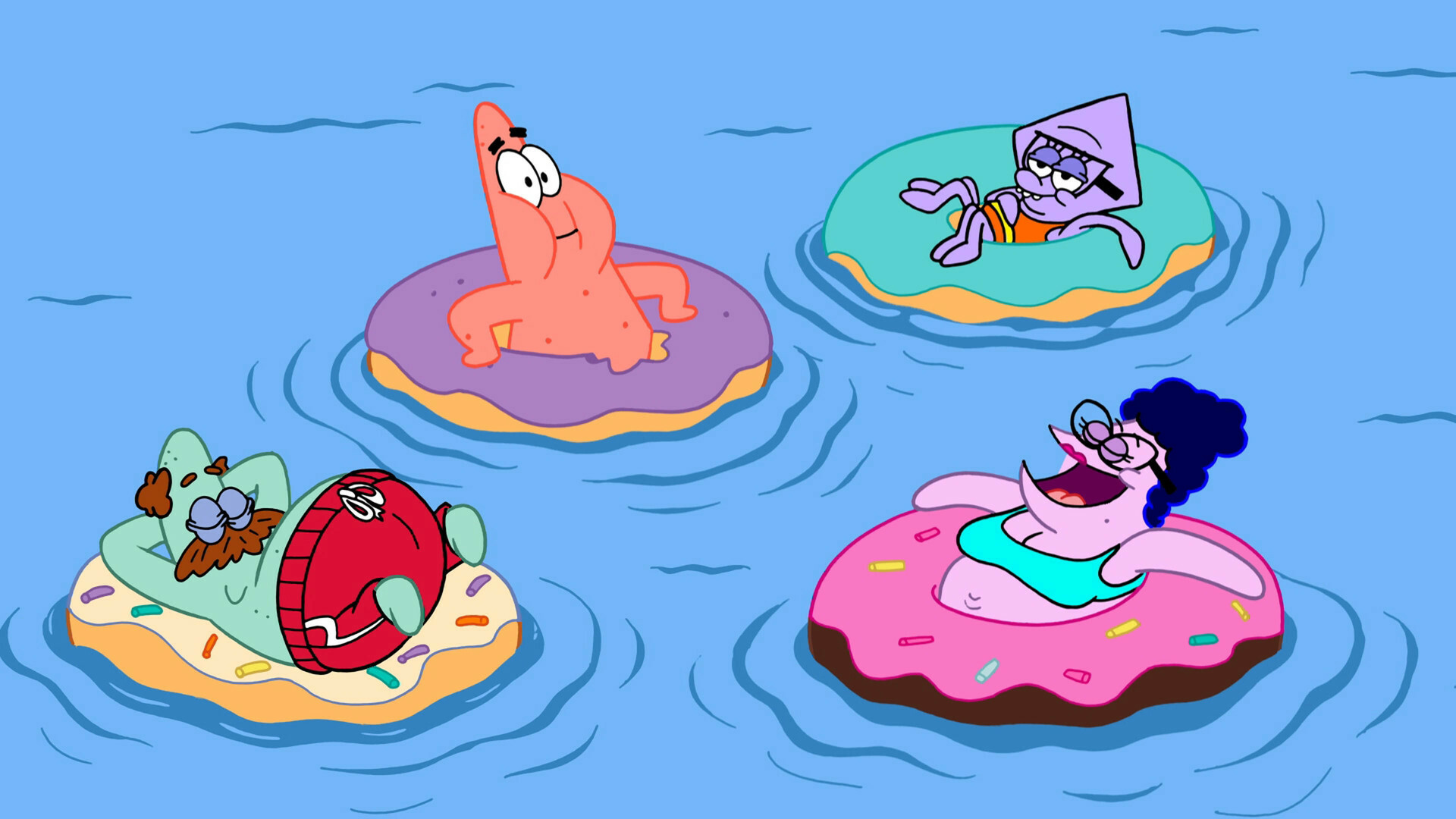 Patrick Star Leedle Su Titanic SpongeBob, Patrick, Plankton. Go.”