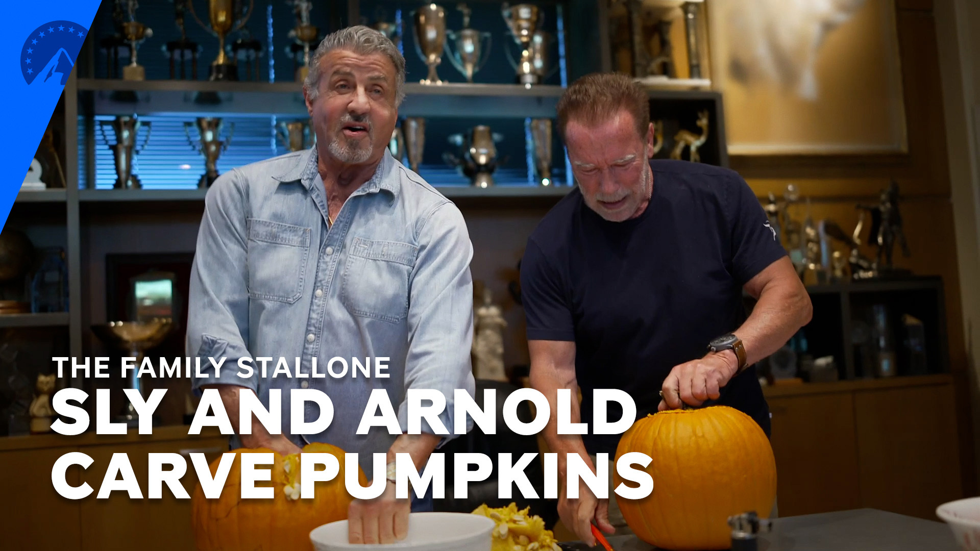 Watch The Family Stallone: The Family Stallone | Sly And Arnold Carve ...