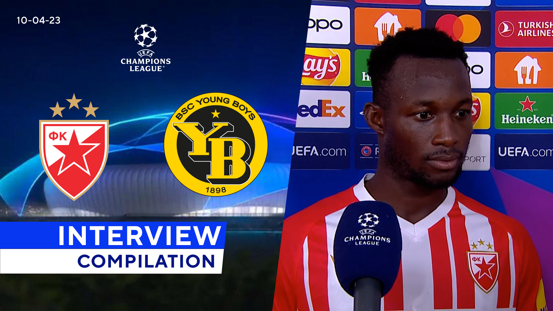Watch UEFA Champions League: Interview Compilation: Crvena zvezda vs. Young  Boys - Group Stage - Matchday 2 - Full show on Paramount Plus