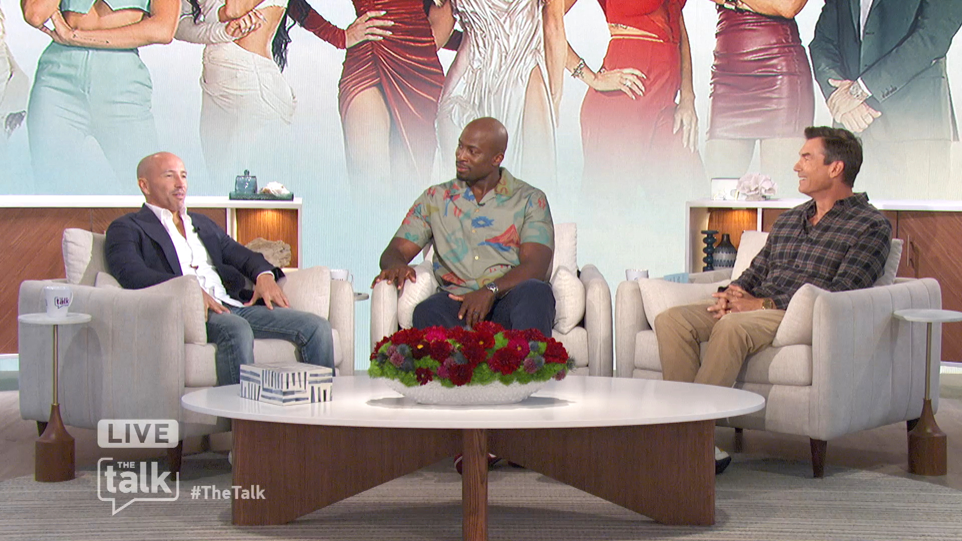 Watch The Talk Jason Oppenheim Says Chrishell Stause and MarieLou