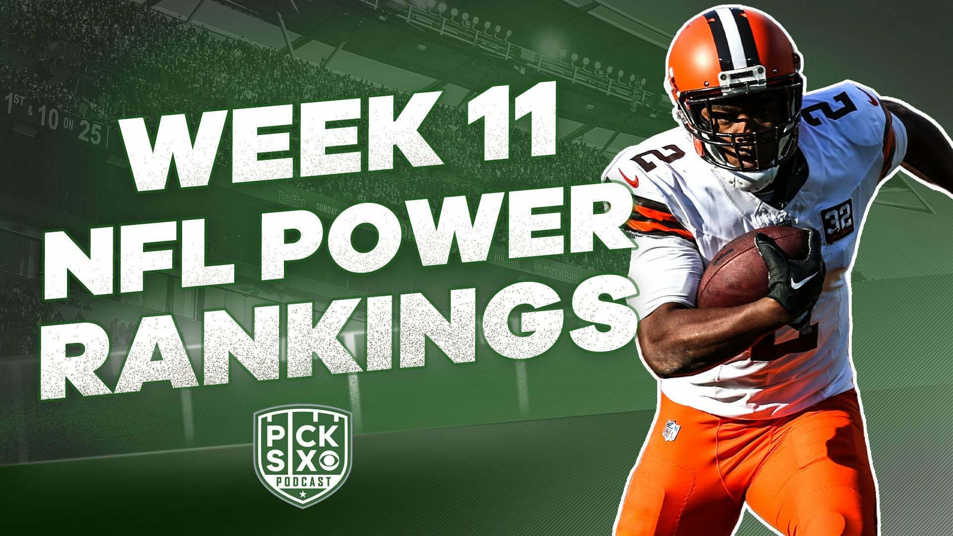 Watch NFL on CBS Season 2023 Pick Six Week 11 NFL Power Rankings