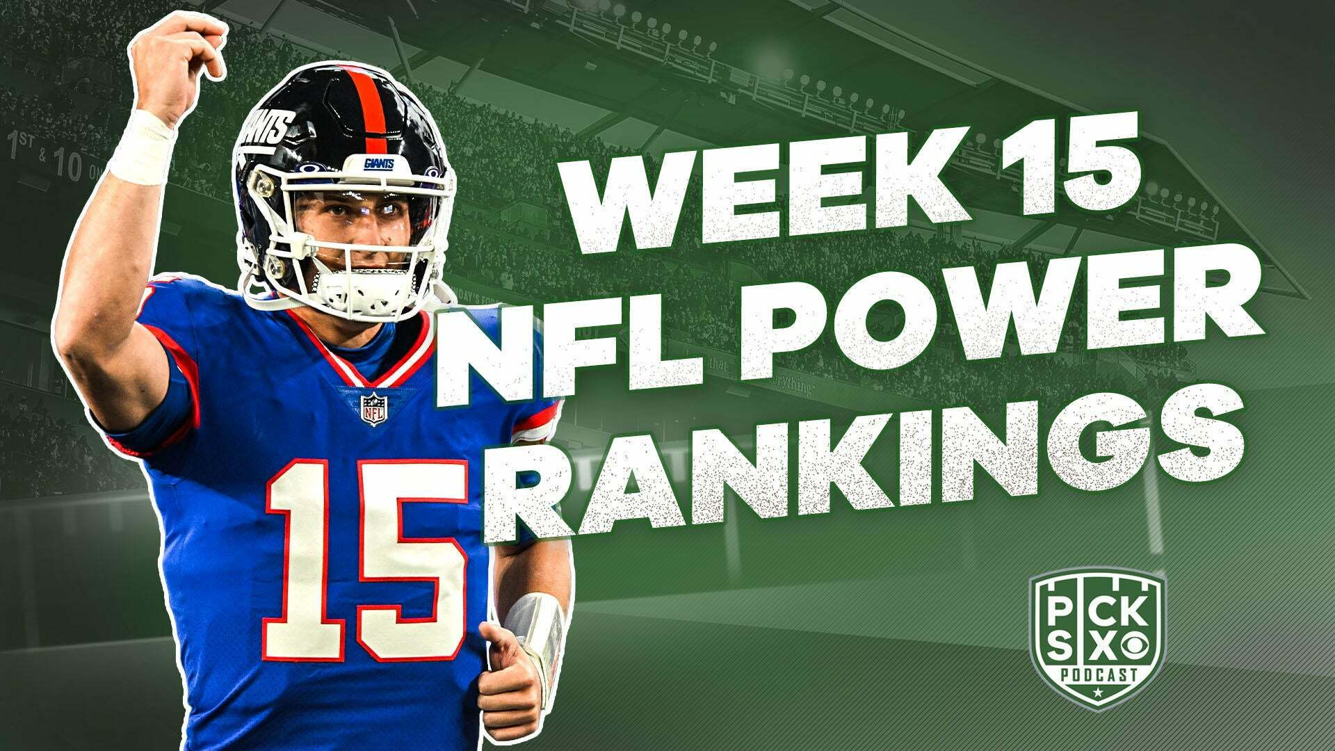 Watch NFL on CBS Season 2023 Pick Six Week 15 NFL Power Rankings