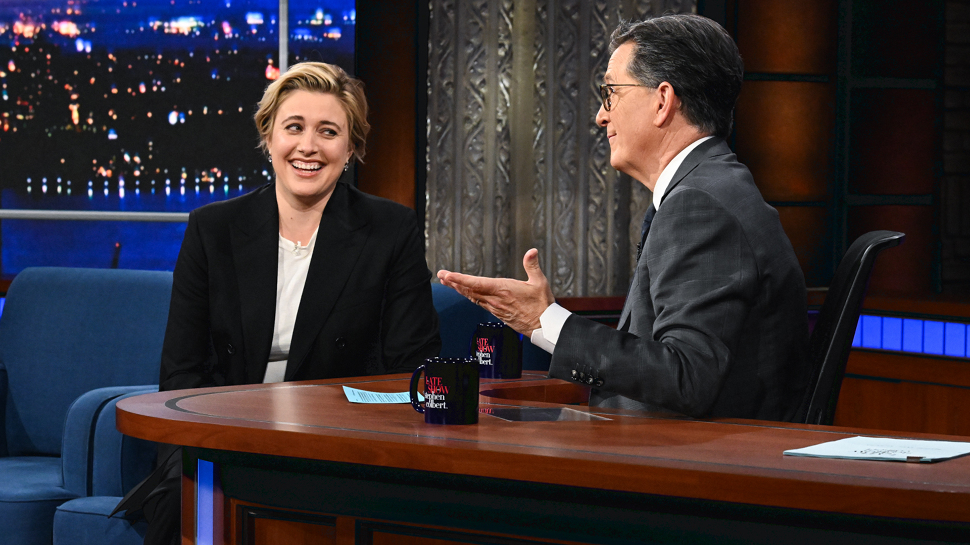 Watch The Late Show with Stephen Colbert: Greta Gerwig’s Favorite Thing
