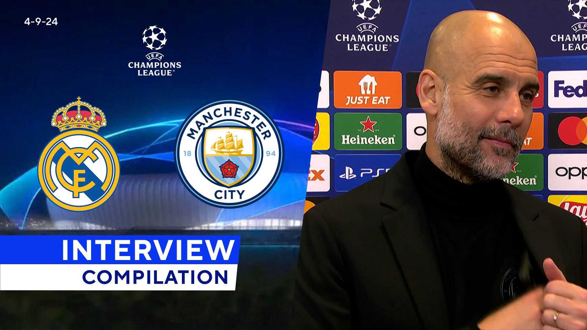 Watch UEFA Champions League Interview Compilation Real Madrid vs. Man. City QuarterFinals