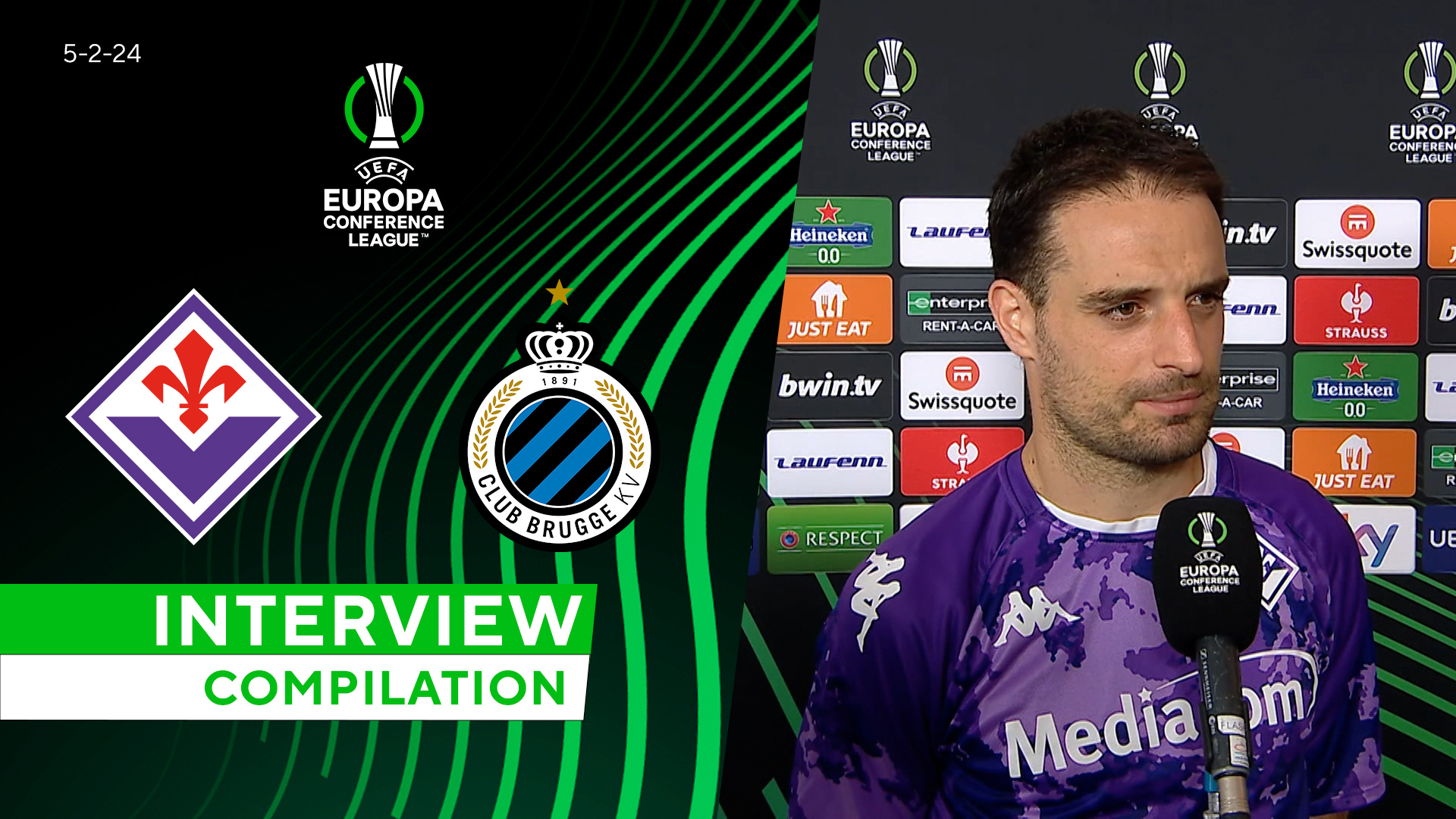 Watch UEFA Europa Conference League Interview Compilation
